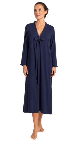 Penelope Long Sleeve Brunch Coat - Navy