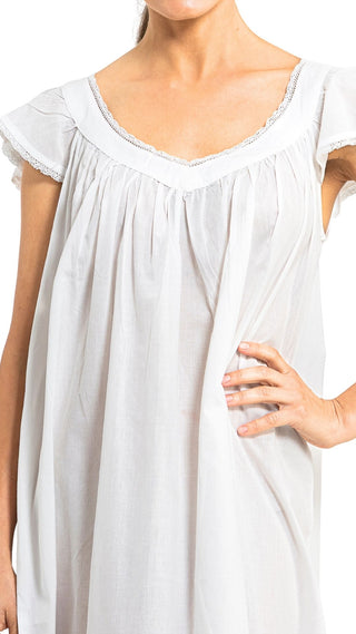 Plus size cotton nightgowns