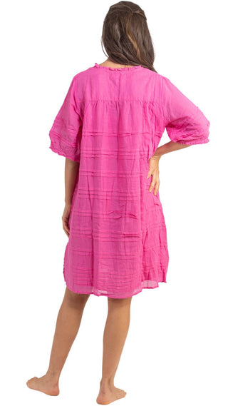 Noosa Short Sleeve Pink Dress