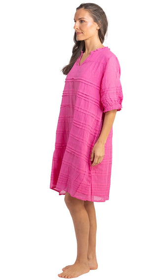 Noosa Short Sleeve Pink Dress