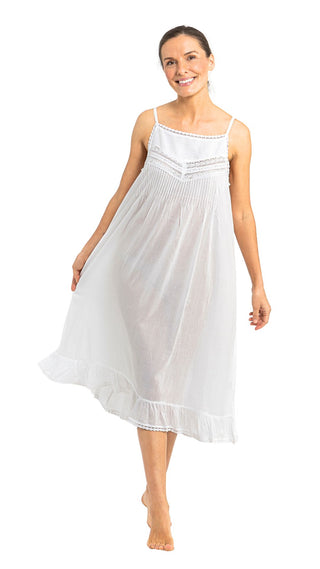Ophelia White Slip Nightie