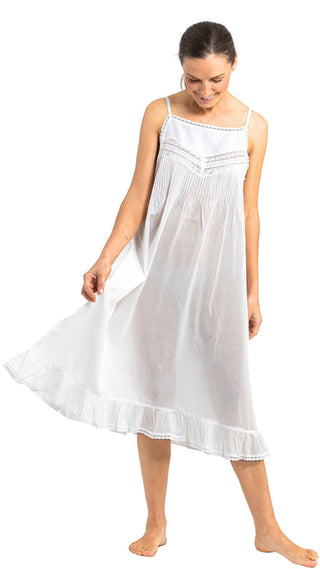 Ophelia White Slip Nightie