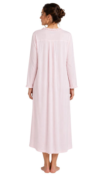 Penelope Stretch Cotton Nightie - Pink