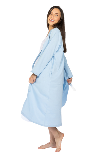 Penelope Brunch Coat Long Sleeve - Blue