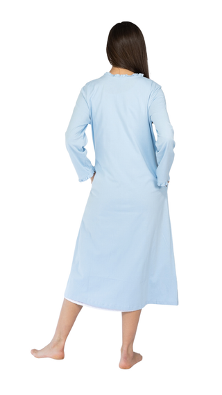 Penelope Brunch Coat Long Sleeve - Blue