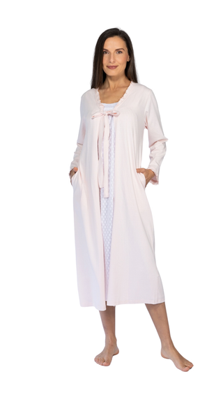 Penelope Long Sleeve Brunch Coat - Pink