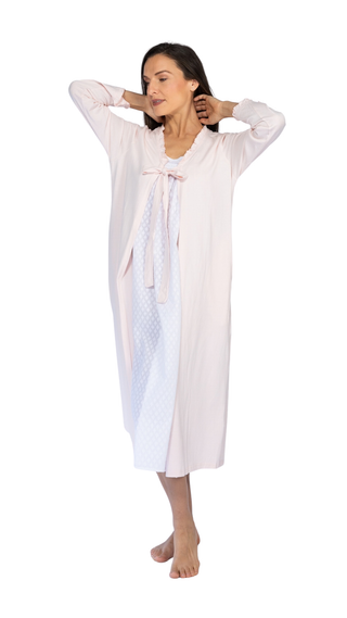 Penelope Long Sleeve Brunch Coat - Pink