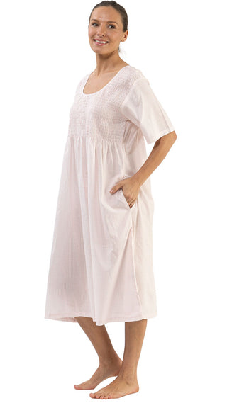 Cotton nighties with pockets for Women