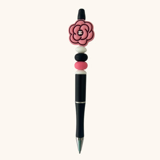 Designer Pink and Black Pen