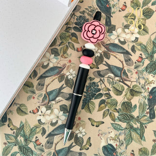 Designer Pink and Black Pen
