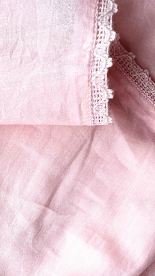 Soft Pink Cotton Short Slip
