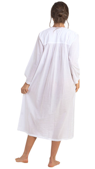Pippa Long Sleeve Cotton Nightie