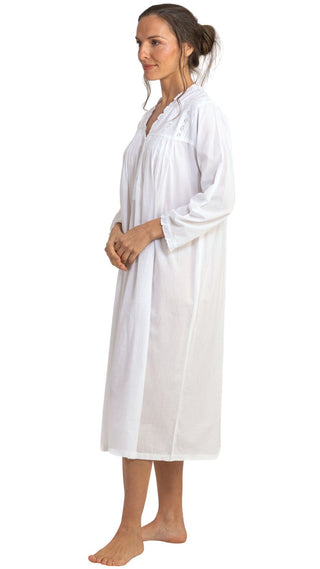 Pippa Long Sleeve Cotton Nightie