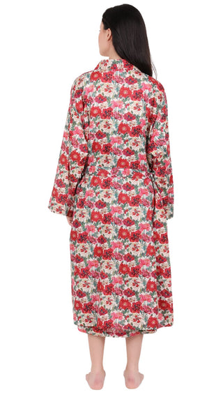 Poppy  Cotton Dressing Gown/Robe