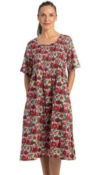 Poppy Cotton Short Sleeve Nightie