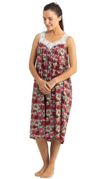 Poppy V Neck Cotton Nightie