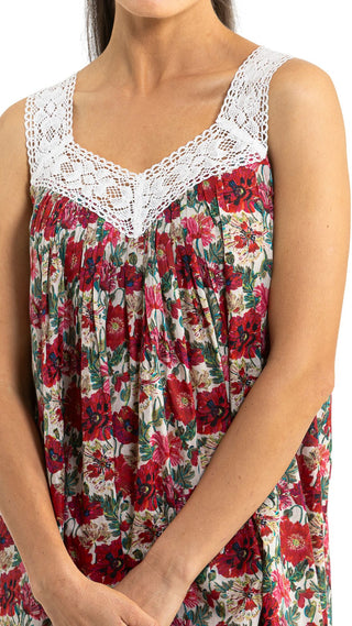 Poppy V Neck Cotton Nightie