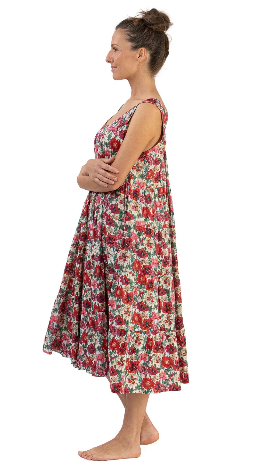 MY POPPY SLEEVELESS DRESS - BEIGE
