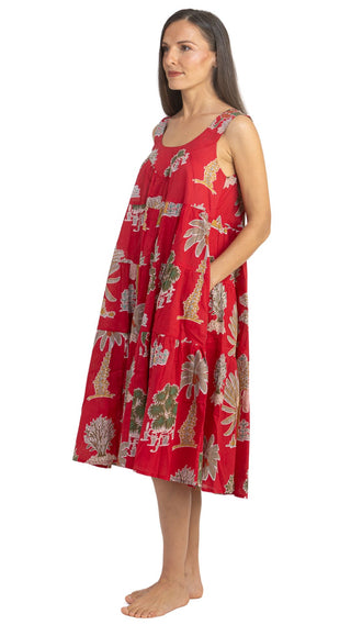 Palm print Womens maxi dress Australia