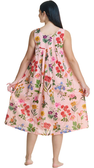 Women's Floral cotton nightdress