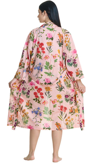 Women's Cotton dressing gown for Mother's Day