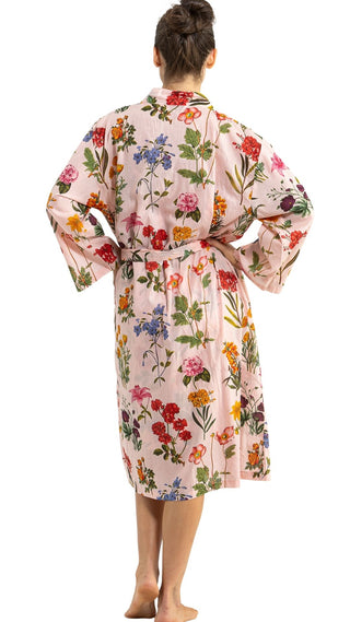 Secret Garden Cotton Dressing Gown