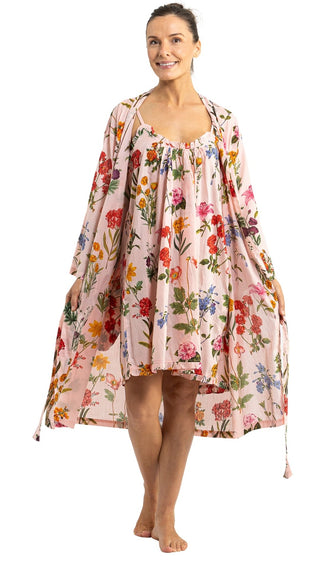 Secret Garden Cotton Dressing Gown