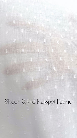 Mimi White Button Shoulder Cotton Nightie