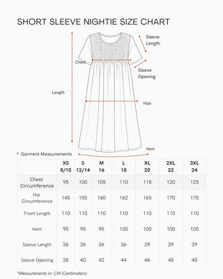 Patsy Floral Short Sleeve Cotton Nightie