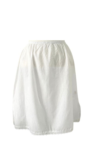 White Cotton Petticoat