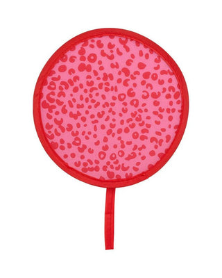 Pink Leopard Twist Fan