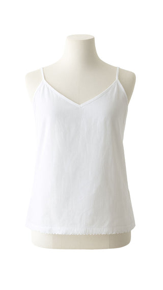 Camisole Top White Cotton