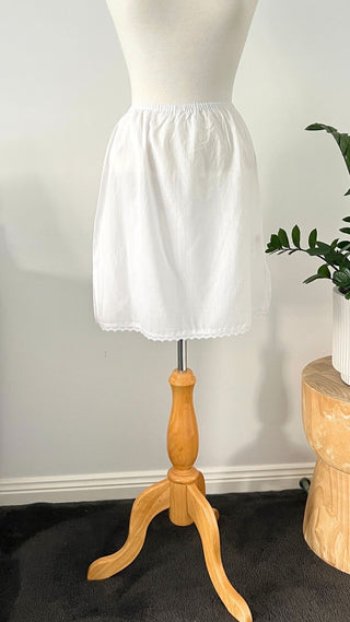 White Cotton Petticoat