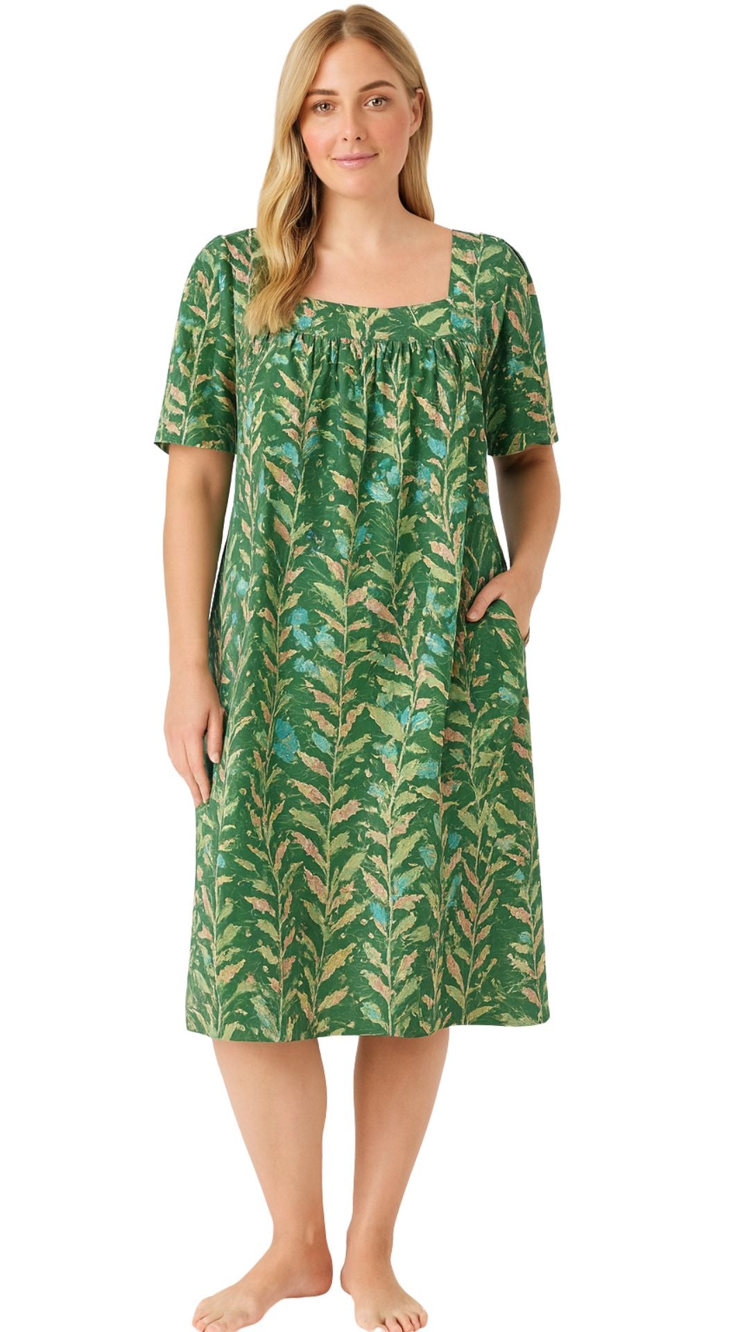 Willow Short Sleeve Nightie Dress