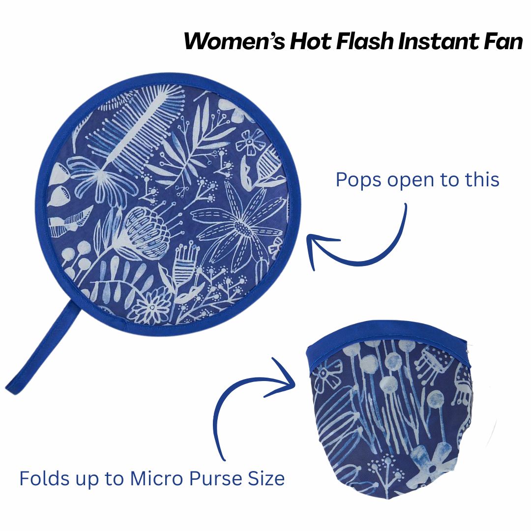 Blue Wattle Twist Fan
