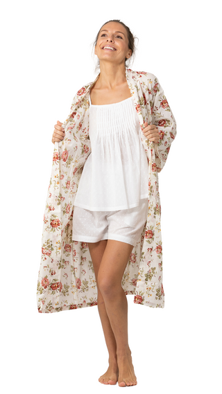 Elsa White Cotton Summer PJ Set