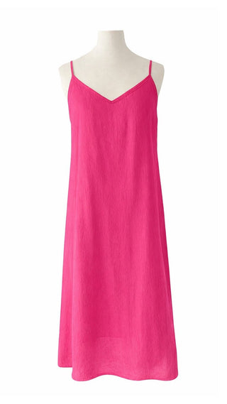 Long Slip Hot Pink