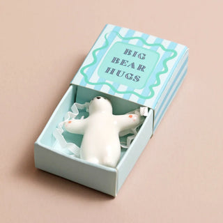 Bear Hug Mini Ceramic Charm