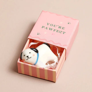 Mini Dog Pawfect Ceramic Charm