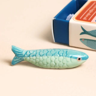 Ceramic Mini Sardine Charm