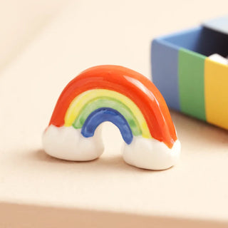 Mini Rainbow Ceramic Charm